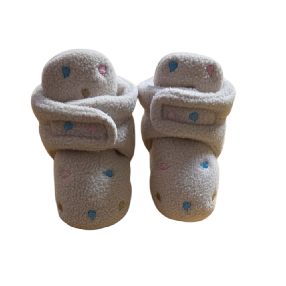 3 Pair of Cozy Baby Booties with Unique Accents Please View All Pics